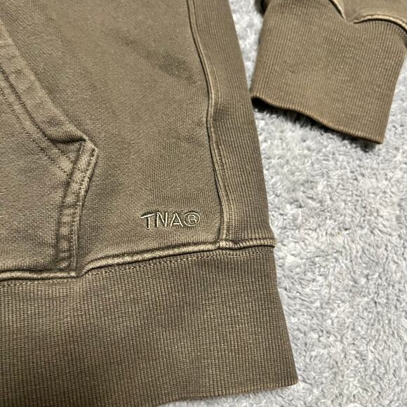 TNA Hoodie Womens Small Boyfriend Fit Sweatfleece Cozy Sweatshirt ** - Picture 2 of 8